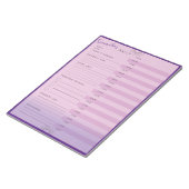 Persönlicher Arbeitsplaner, Erinnerung, Mantra Notizblock (angewinkelt)