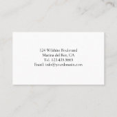 Persönlicher Assistent für Virtual Assistant Visitenkarte (Rückseite)