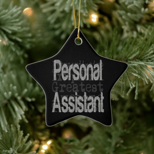 Persönlicher Assistent Keramik Ornament (Baum)