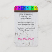 Persönlicher Assistent - virtueller Assistent Visitenkarte (Rückseite)