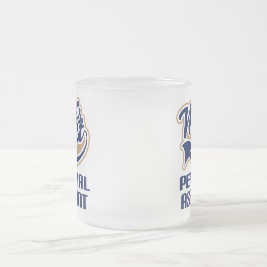 Persönlicher Assistenten-Geschenk Mattglastasse (Mittel)