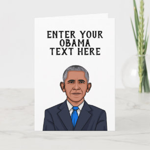 PERSÖNLICHER BARACK OBAMA KARTE