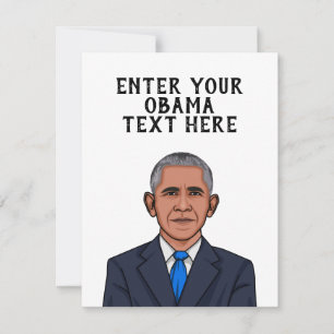 PERSÖNLICHER BARACK OBAMA KARTE