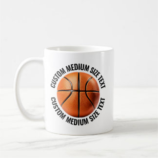 Persönlicher Basketball-Becher, mittlere Größe, 33 Kaffeetasse