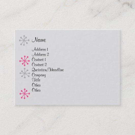 Persönlicher Beistand Visitenkarte (Vorderseite)