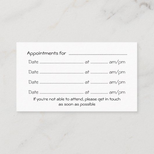 Persönlicher Berater in luxuriösem rosa Chrom-Look Terminkarte (Rückseite)