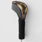 Persönlicher Bester Borzoi-Vater Golf Headcover (angewinkelt)