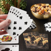 Persönlicher Bester Borzoi-Vater Spielkarten (In Situ)