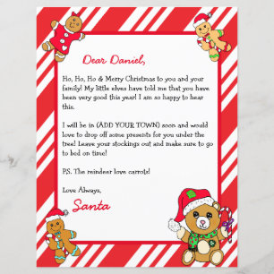 Persönlicher Brief vom Weihnachtsmann