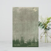 Persönlicher Briefpapier-Briefkopf, leben Briefpapier (Stehend Vorderseite)