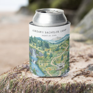 Persönlicher Camping-Junggesellenabschied Dosenkühler