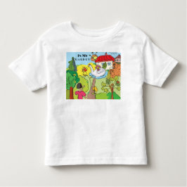 Persönlicher Cartoon in meinem Garten Kleinkind T-shirt