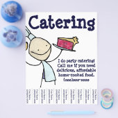 Persönlicher Catering Flyer (Einzeln)