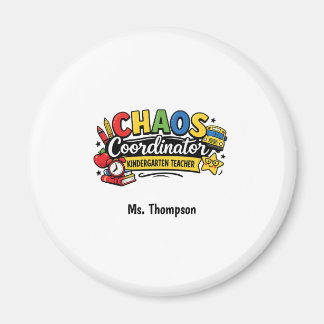 Persönlicher Chaos-Koordinator-Lehrer Magnet