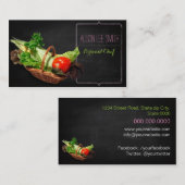 Persönlicher Chef/Catering Service/Cook service Visitenkarte (Vorne/Hinten)