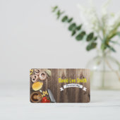 Persönlicher Chef/Catering Service/Cook service Visitenkarte (Stehend Vorderseite)