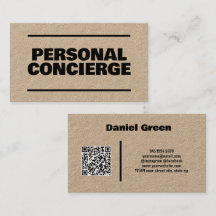 Persönlicher Concierge QR Kraft