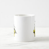 Persönlicher DJ Nymphensittich Kaffeetasse (Mittel)