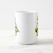 Persönlicher DJ Nymphensittich Kaffeetasse (Mittel)