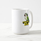 Persönlicher DJ Quaker Papagei Kaffeetasse (VorderseiteRechts)