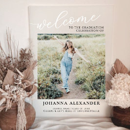 Persönlicher Empfang des modernen Fotos Abschluss Acrylschild