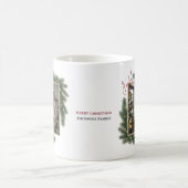 Persönlicher Familien-Weihnachtsbilderrahmen  Kaffeetasse (Mittel)