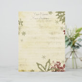 persönlicher Feiertagsbriefkopf Briefkopf (Stehend Vorderseite)