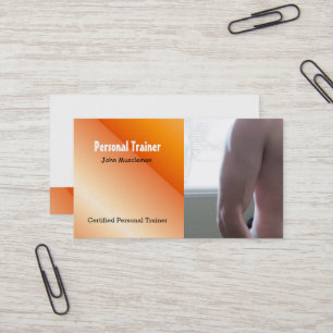 Persönlicher Fitness-Trainer Visitenkarte
