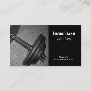 Persönlicher Fitness-Trainer Visitenkarte