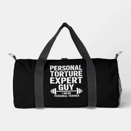 Persönlicher Folterexperte Mann Duffle Bag (Vorderseite)
