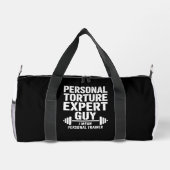 Persönlicher Folterexperte Mann Duffle Bag (Rückseite)