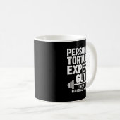 Persönlicher Folterexperte Mann Kaffeetasse (VorderseiteRechts)