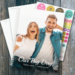 Persönlicher Foto-Wochen- Monats-Hochzeitsplaner Planer