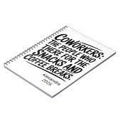 Persönlicher, frecher Bürohumor Notizblock (Linke Seite)