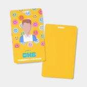 Persönlicher Fun Pass Badge (Typ) -- Eintritt frei Ausweis (Vorder- & Rückseite)