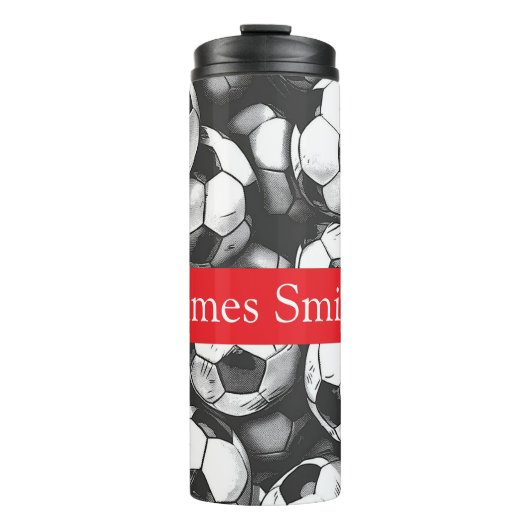Persönlicher Fußball-Getränketrockner Thermosbecher (Vorderseite)