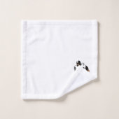 Persönlicher Fußballspieler Badhandtuch Set (Waschlappen)