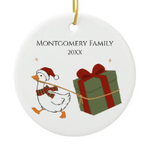 Persönlicher Geschenkedieb Gans Weihnachten