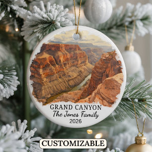 Persönlicher Grand Canyon Nationalpark, Arizona Keramik Ornament
