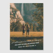 Persönlicher Hinweis Bild-perfekt Speichern des Da Magneteinladung (Vorderseite)