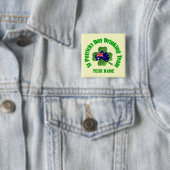 Persönlicher irischer Tag des australischen St Pat Button (Beispiel)