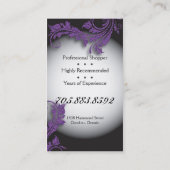 Persönlicher Käufer-Geschäfts-Karten-mutiger Visitenkarte (Rückseite)