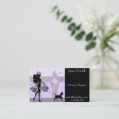 Persönlicher Käufer stilvoll und modern Visitenkarte (Stehend Vorderseite)