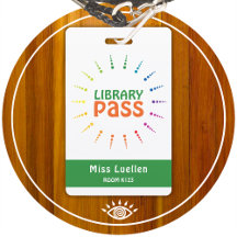 Persönlicher Klassenzimmer-Bibliotheks-Ausweis