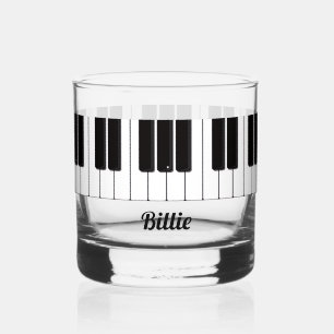 Persönlicher Klavierspieler Whiskyglas