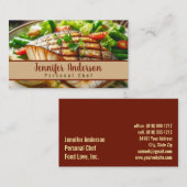 Persönlicher Koch Sous Koch Restaurant Visitenkarte (Vorne/Hinten)