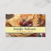 Persönlicher Koch Sous Koch Restaurant Visitenkarte (Vorderseite)