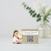 Persönlicher Koch Subtle Gold Glitzer Custom Foto  Visitenkarte (Stehend Vorderseite)