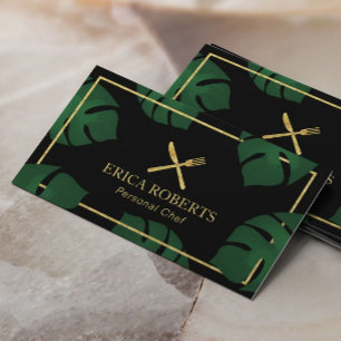 Persönlicher Koch Tropischer Catering und Veransta Visitenkarte