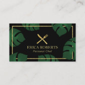 Persönlicher Koch Tropischer Catering und Veransta Visitenkarte (Vorderseite)